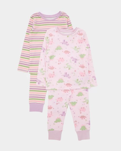 Baby Girls Pyjamas - Pack Of 2 (6 Months-4 Years)