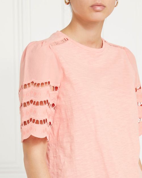Gallery Cotton Broderie T-Shirt