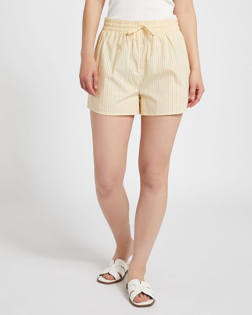 Savida Bella Stripe Drawstring Shorts