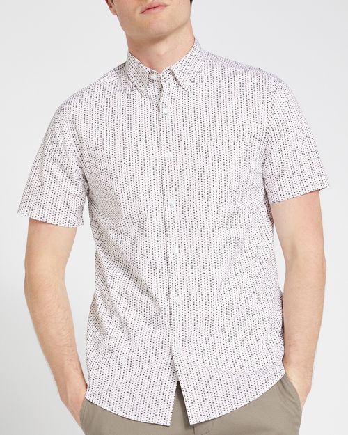 100% Cotton Regular Fit Short-Sleeved Shirt