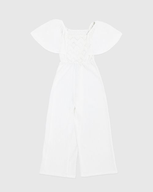 Crochet Detail Jumpsuit (4-14 Years)