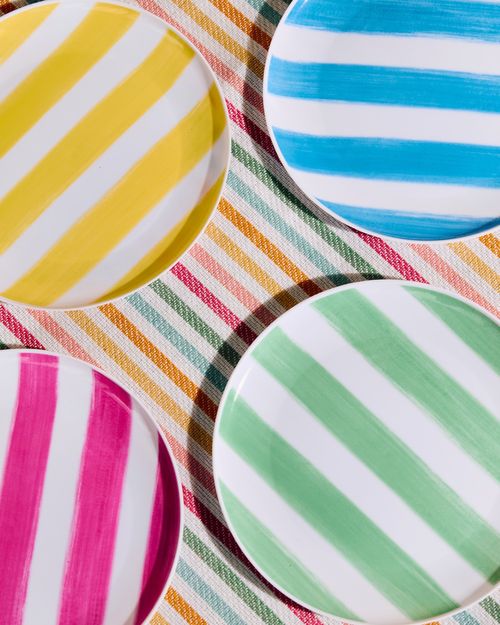 Colourful Plates - Pack Of 4