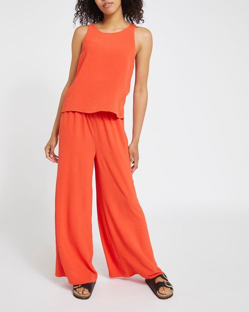 Wide Leg  Co-Ord Woven Trousers
