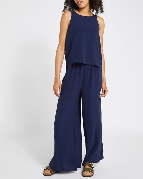 Wide Leg  Co-Ord Woven Trousers