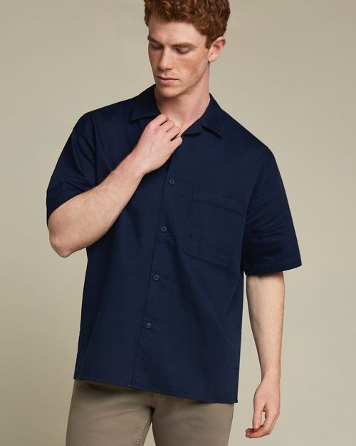 Cotton Herringbone Shirt