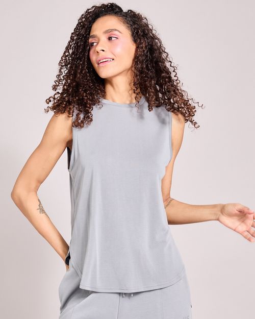 Helen Steele Grey Modal Soft Touch Vest