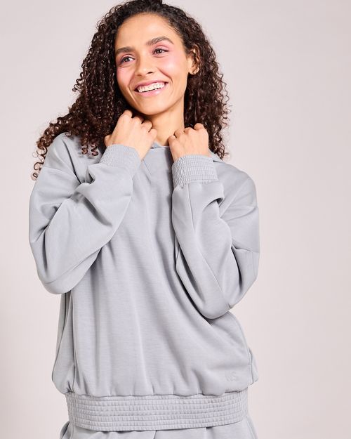 Helen Steele Soft Touch Grey Modal Hoodie