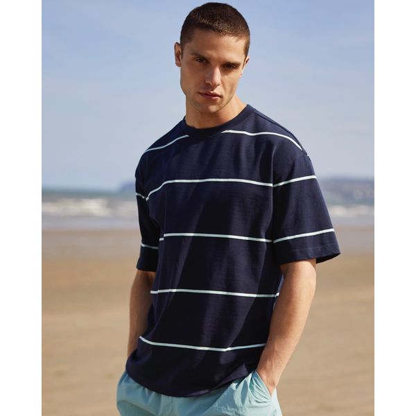 Smart Essentials Relaxed Fit Stripe T-Shirt