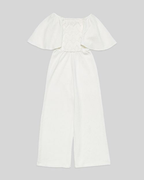 Crochet Detail Jumpsuit (4-14 Years)