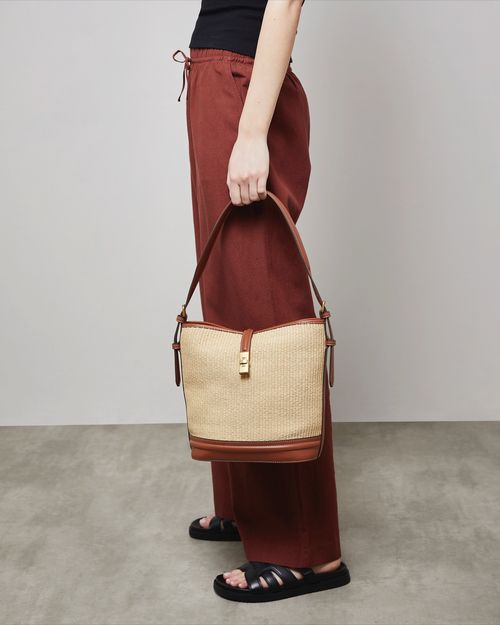Raffia Shoulder Bag