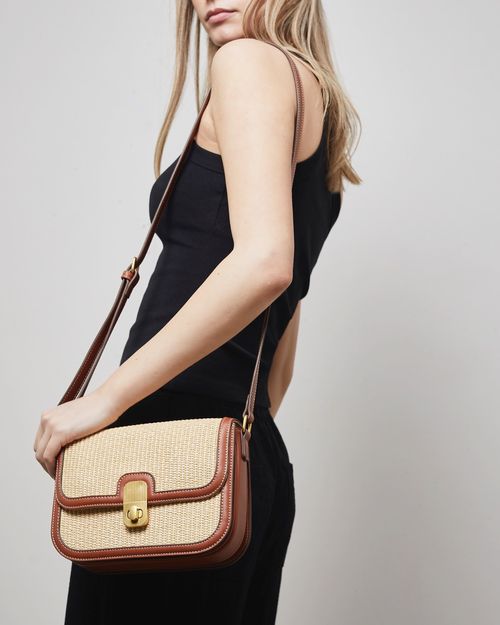 Whipstitch Crossbody Bag