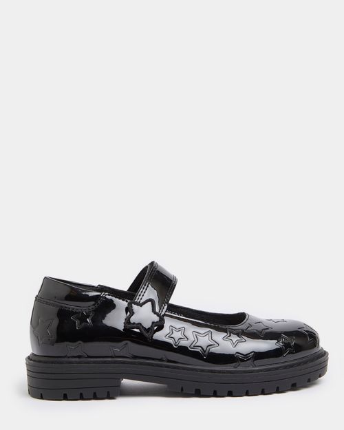 PU Embossed Mary Jane (Size 8-3)