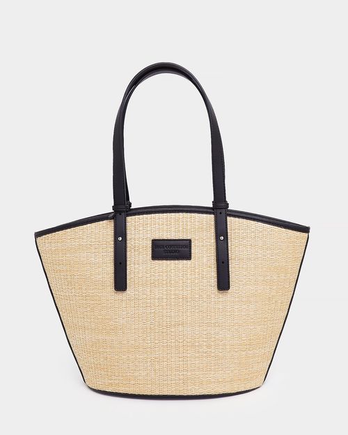 Paul Costelloe Living Studio Black Beach Bag