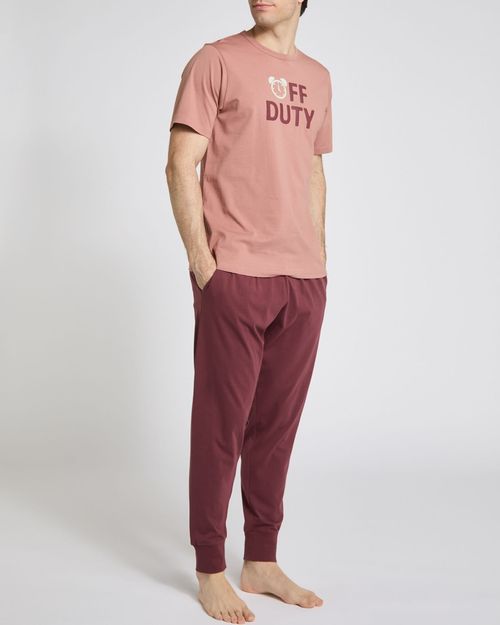 Short-Sleeved Cotton Pyjama Set