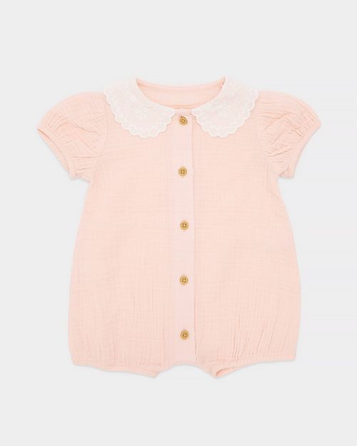 Collar Romper (Newborn-12 Months)