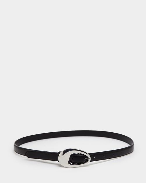 Oval Buckle Belt