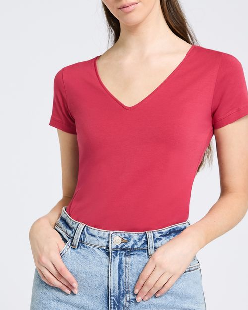 Short Sleeve V-Neck T-Shirt