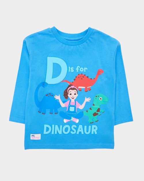 Ms. Rachel Baby Boy Long Sleeve Top (12-4 Years)