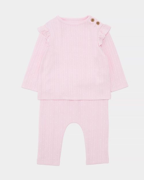 Spot Frill Set (Newborn-12 Months)