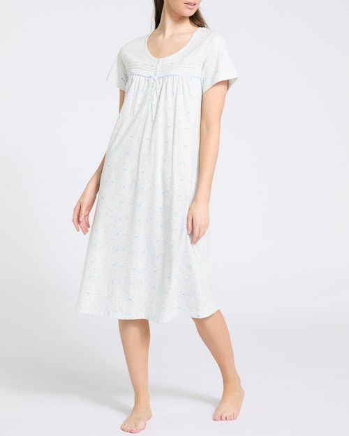 Short Sleeve 100% Cotton Nightdress