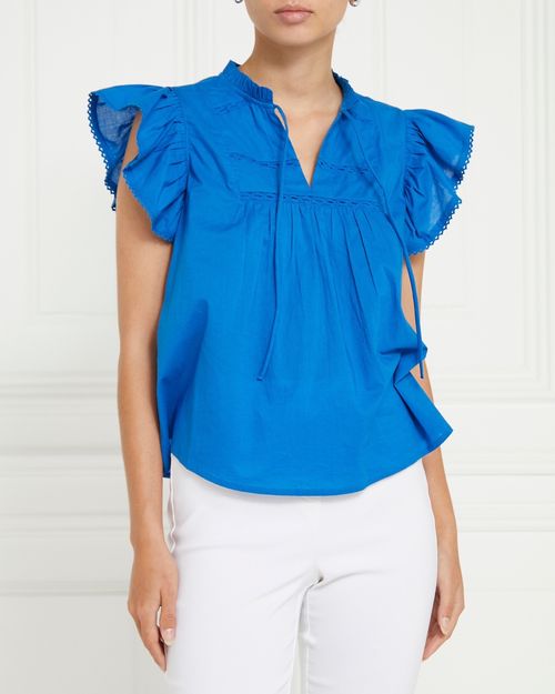 Gallery Alba Tie Neck Blouse