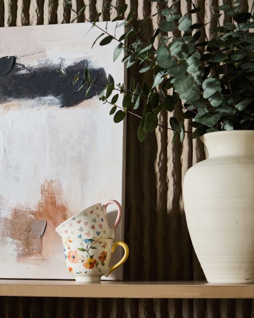 Floral Footed Mug