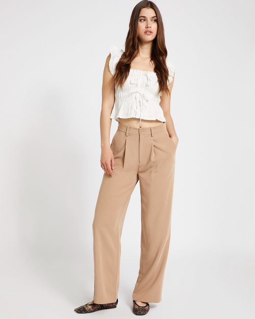 Savida High Waisted Wide Leg Trousers