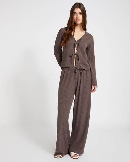Savida Sadie Soft Textured Trousers