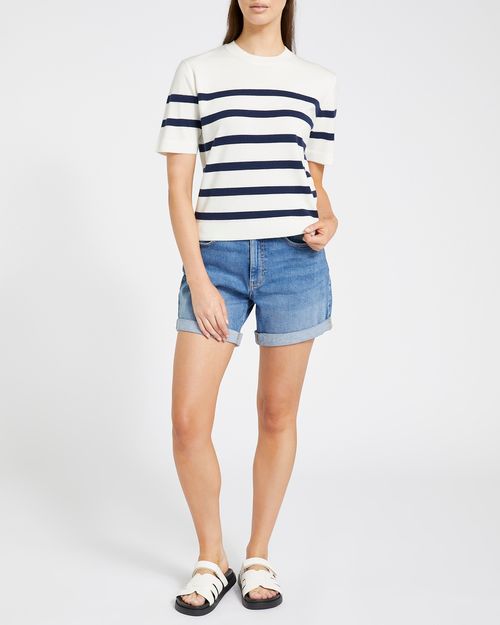 High Rise Mom Shorts