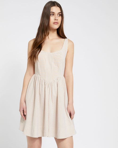 Savida Bailey Stripe Cotton Mini Dress