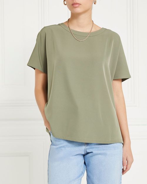 Gallery Short Sleeve Shell Top
