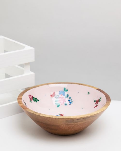 Carolyn Donnelly Eclectic Mango Wood Serving Bowl