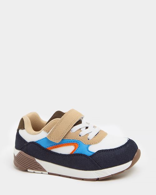 Baby Boys Sporty Trainers (Size 4 Infant-10)