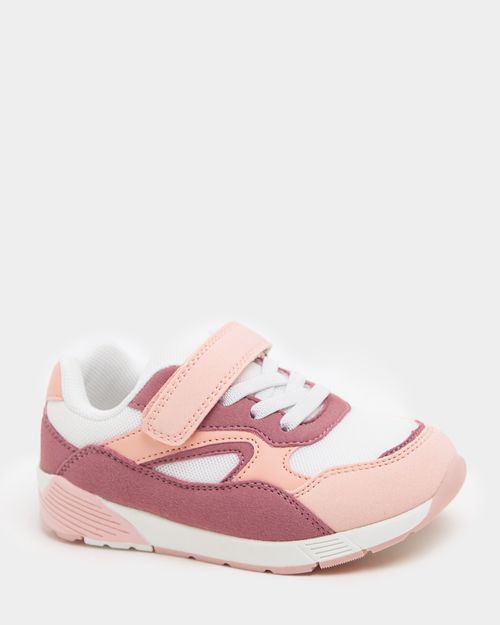 Baby Girl Sporty Trainers (Size 4 Infant-10)