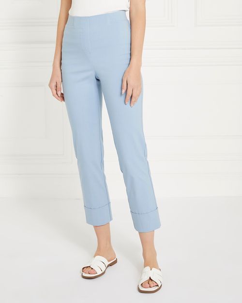 Gallery 7/8 Turn Up Crop Trousers