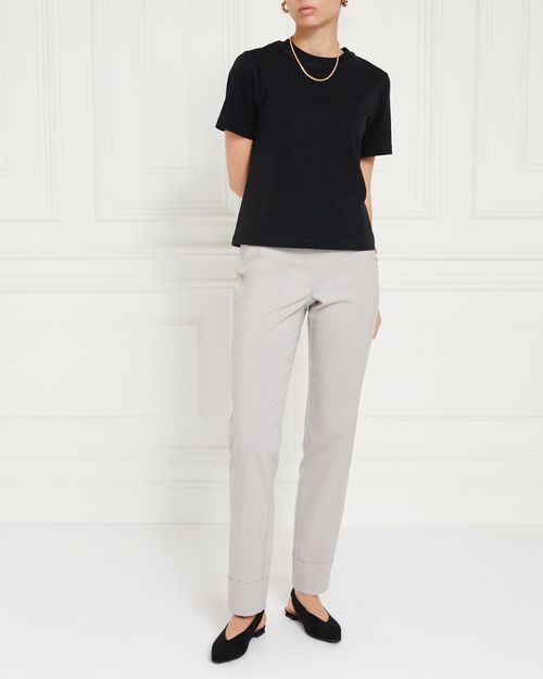 Gallery 7/8 Turn Up Crop Trousers