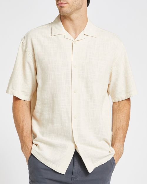 Short Sleeve Textured Shirt