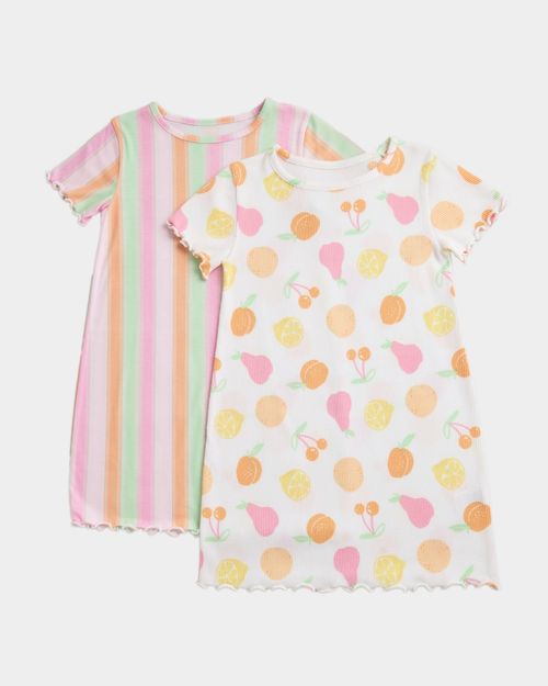 Nightdress - Pack Of 2 (2-14 Years)