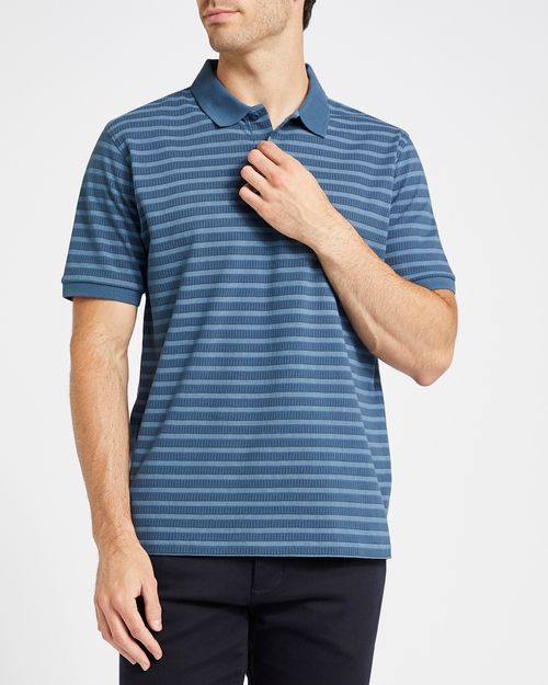 Print Pique Polo