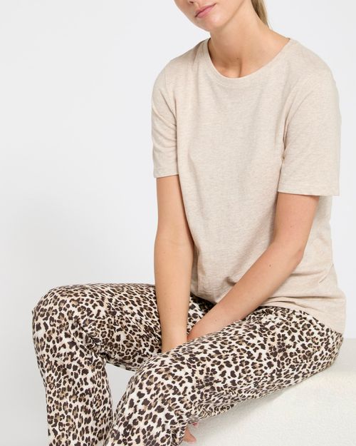 Knit Straight Leg Pyjama Set
