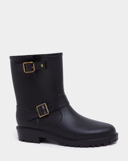 Buckle Detail Wellington Boots