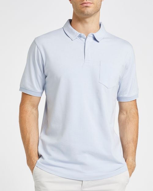 Regular Fit Micro Stripe Polo Shirt