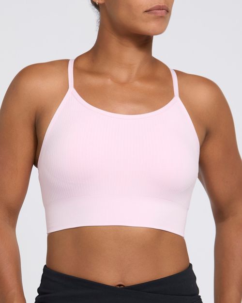 Strappy Rib Sports Bra