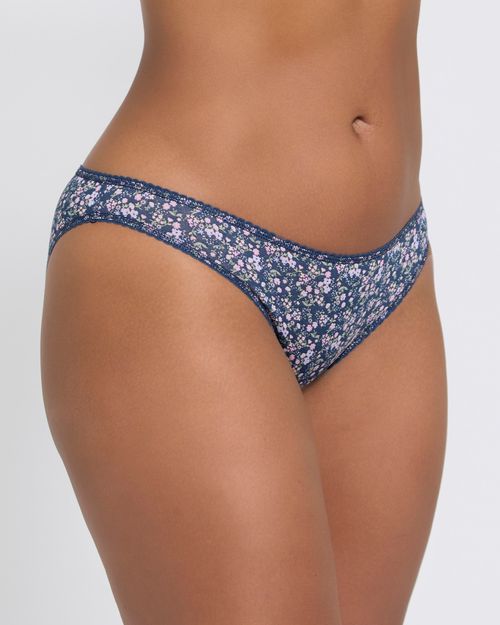 Print Cotton Rich Mini Briefs - Pack of 5