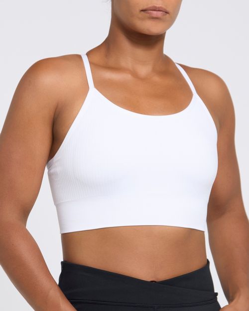 Strappy Rib Sports Bra