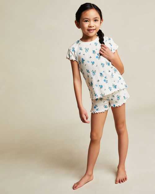 Pointelle Boxer Shorts Pyjamas (3-14 Years)