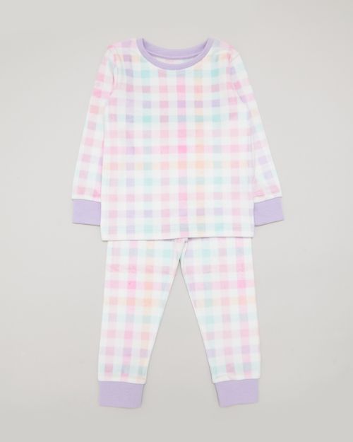 Printed Velour Pyjama Set (6 Months-4 Years)