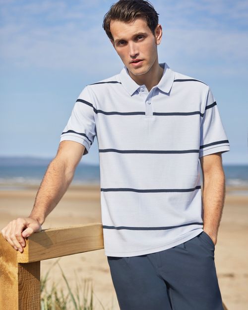 Chevron Stripe Regular Fit Polo