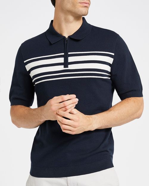 Chest Stripe Polo