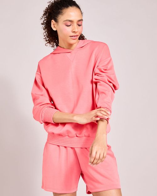 Helen Steele Soft Touch Coral Hoodie